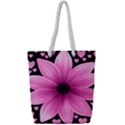 Flower Plant Floral Petal Nature Full Print Rope Handle Tote (Small) View1