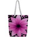 Flower Plant Floral Petal Nature Full Print Rope Handle Tote (Small) View2