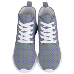 Geometric Women s Lightweight High Top Sneakers