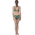 Background Checkers Squares Tile Classic Banded Bikini Set  View2