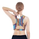 Background Desktop Squares Sports Bra With Pocket View2