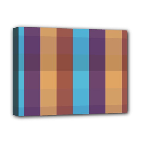 Background Desktop Squares Deluxe Canvas 16  X 12   by Sapixe