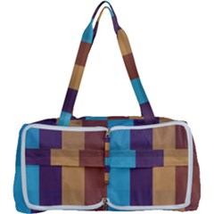 Background Desktop Squares Multi Function Bag	