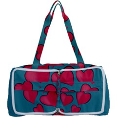 Background Desktop Hearts Heart Multi Function Bag	