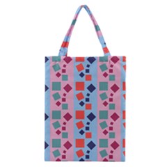 Background Desktop Squares Classic Tote Bag by Sapixe