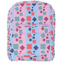 Background Desktop Squares Full Print Backpack by Sapixe