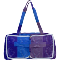 Background Desktop Squares Multi Function Bag	