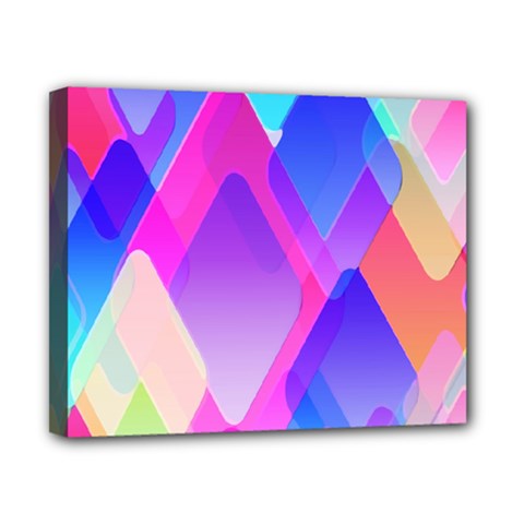 Squares Color Squares Background Canvas 10  X 8  by Sapixe