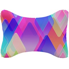 Squares Color Squares Background Seat Head Rest Cushion