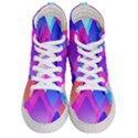 Squares Color Squares Background Men s Hi-Top Skate Sneakers View1