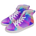 Squares Color Squares Background Men s Hi-Top Skate Sneakers View2