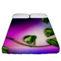 Leaves Green Leaves Background Fitted Sheet (King Size) View1