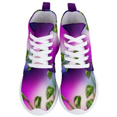 Leaves Green Leaves Background Women s Lightweight High Top Sneakers by Sapixe