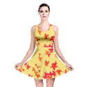 Leaves Autumn Maple Drop Listopad Reversible Skater Dress View1