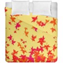 Leaves Autumn Maple Drop Listopad Duvet Cover Double Side (California King Size) View1