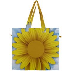 Plant Flower Flowers Bokeh Sky Canvas Travel Bag