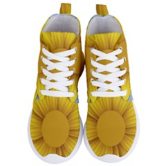 Plant Flower Flowers Bokeh Sky Women s Lightweight High Top Sneakers by Sapixe