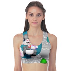 Illustration Celebration Easter Sports Bra by Sapixe