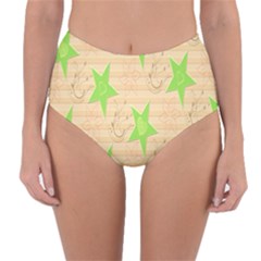 Background Desktop Beige Reversible High-waist Bikini Bottoms by Sapixe