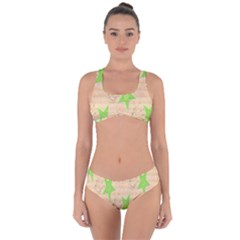 Background Desktop Beige Criss Cross Bikini Set by Sapixe