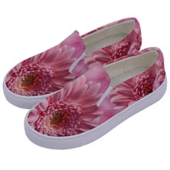 Background Texture Flower Petals Kids  Canvas Slip Ons by Sapixe