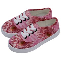 Background Texture Flower Petals Kids  Classic Low Top Sneakers by Sapixe