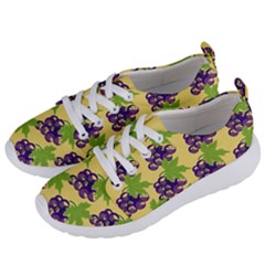 Grapes Background Sheet Leaves Women s Lightweight Sports Shoes by Sapixe