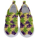 Grapes Background Sheet Leaves Velcro Strap Shoes View1