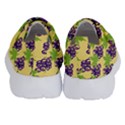 Grapes Background Sheet Leaves Velcro Strap Shoes View4