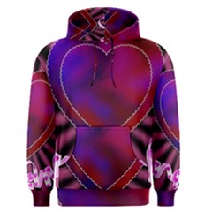 Background Texture Reason Heart Men s Pullover Hoodie by Sapixe