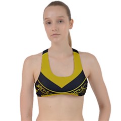 Background Heart Romantic Love Criss Cross Racerback Sports Bra by Sapixe