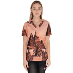 Pyramid Egypt Monumental Scrub Top by Sapixe