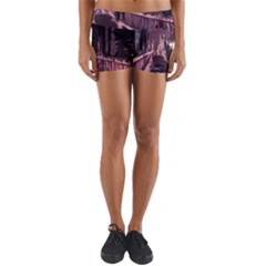 Texture Abstract Background City Yoga Shorts by Sapixe