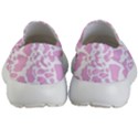 White Pink Cow Print Kid s Lightweight Slip Ons View4