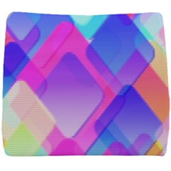 Squares Color Squares Background Seat Cushion