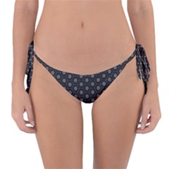 Geometric Pattern Dark Reversible Bikini Bottom by jumpercat