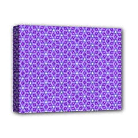 Lavender Tiles Deluxe Canvas 14  X 11  by jumpercat