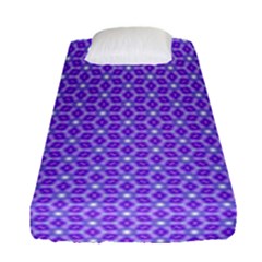 Lavender Tiles Fitted Sheet (single Size) by jumpercat