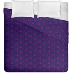 Dark Tech Fruit Pattern Duvet Cover Double Side (king Size) by jumpercat