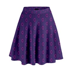 Dark Tech Fruit Pattern High Waist Skirt by jumpercat