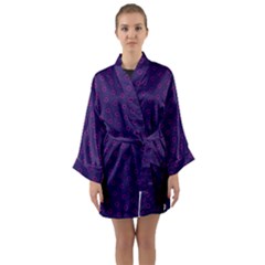 Dark Tech Fruit Pattern Long Sleeve Kimono Robe by jumpercat