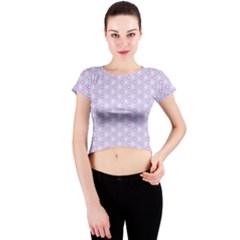 Light Tech Fruit Pattern Crew Neck Crop Top by jumpercat