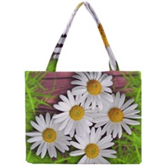 Flowers Flower Background Design Mini Tote Bag by Sapixe