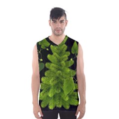 Decoration Green Black Background Men s Basketball Tank Top by Sapixe