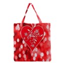 Love Romantic Greeting Celebration Grocery Tote Bag View1