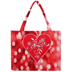 Love Romantic Greeting Celebration Mini Tote Bag by Sapixe