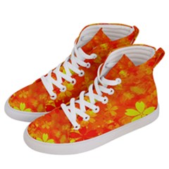 Background Reason Pattern Design Women s Hi-top Skate Sneakers by Sapixe