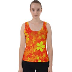 Background Reason Pattern Design Velvet Tank Top by Sapixe