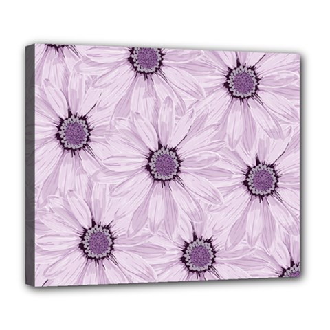 Background Desktop Flowers Lilac Deluxe Canvas 24  X 20   by Sapixe