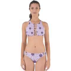 Background Desktop Flowers Lilac Perfectly Cut Out Bikini Set by Sapixe